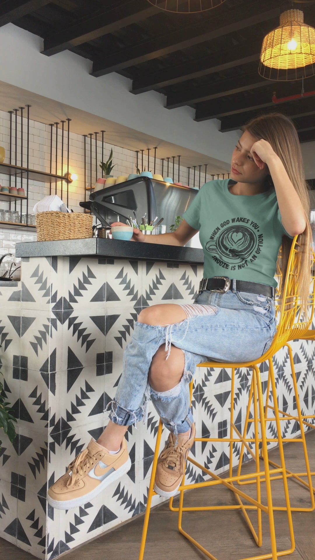 Woken by God T-shirt