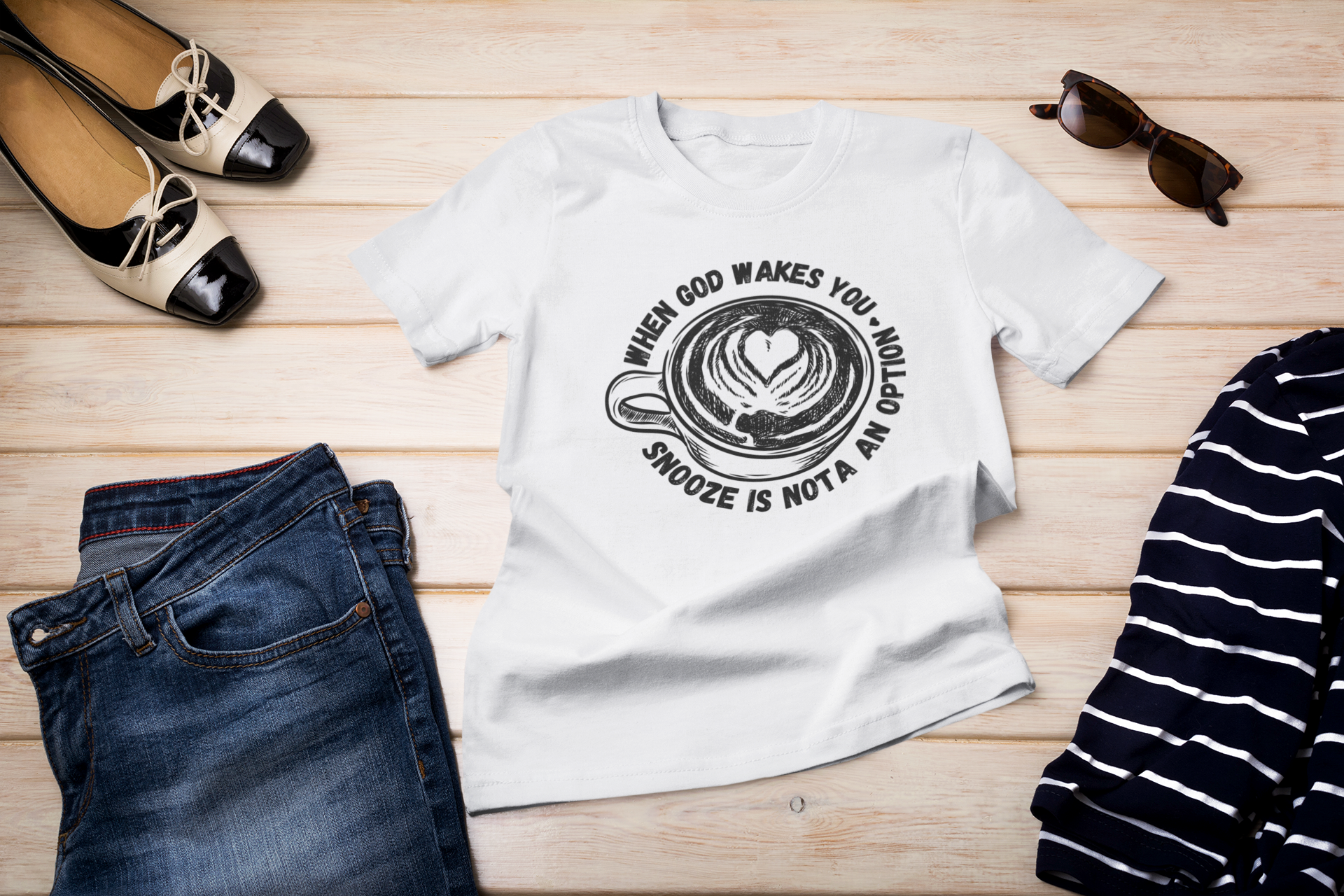 Woken by God T-shirt